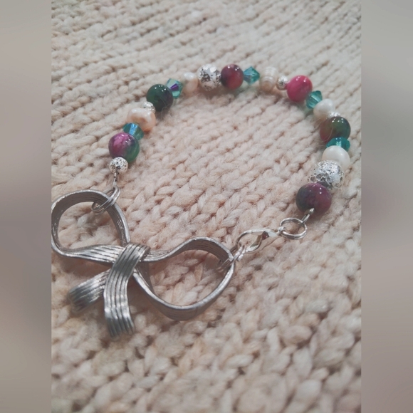 Silver Bow Ocean Bracelet - Picture 3 of 3